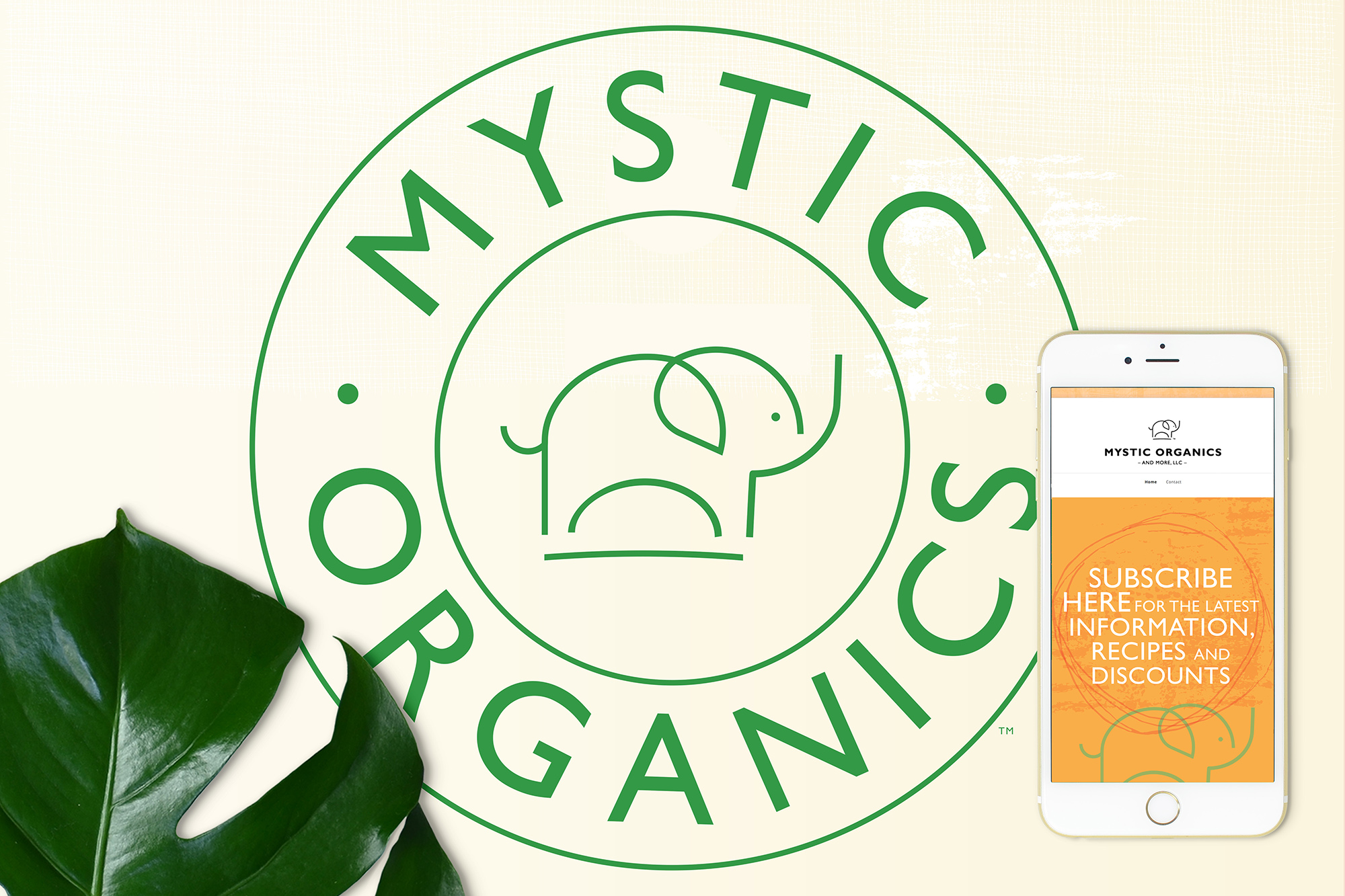 Mystic Organics logo design